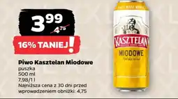 Netto Piwo Kasztelan Miodowe oferta