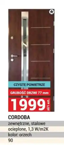 Merkury Market CORDOBA zewnętrzne, stalowe ocieplone, 1,3 W/m2K kolor: orzech oferta
