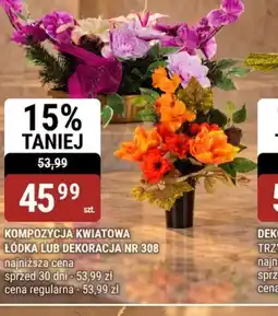 bi1 Kompozycja Kwiatowa Łódka lub Dekoracja Nr 308 oferta
