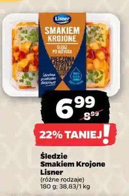 Netto Śledzie Smakiem Krojone Lisner oferta