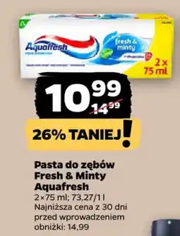Netto Pasta do zębów Fresh & Minty Aquafresh oferta