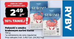 Netto Paluszki o smaku krabowym surimi Garso oferta