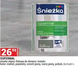 Merkury Market Supermal emalia olejno-ftalowa do drewna i metalu oferta