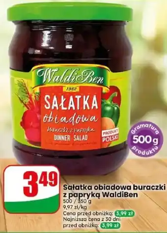 Sałatka obiadowa buraczki z papryką WaldiBen