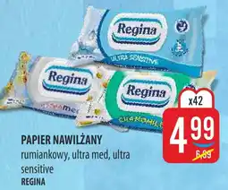 MOKPOL Papier nawilżany rumiankowy, ultra med, ultra sensitive Regina oferta