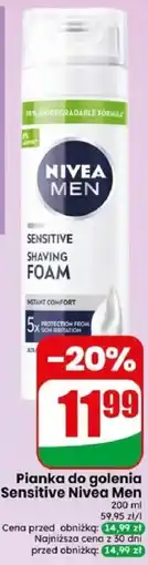 Dino Pianka do golenia Sensitive Nivea Men oferta