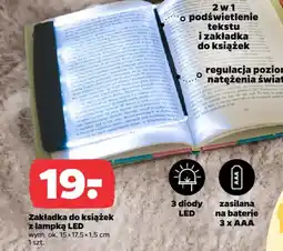 Netto Zakładka do książek z lampką LED oferta