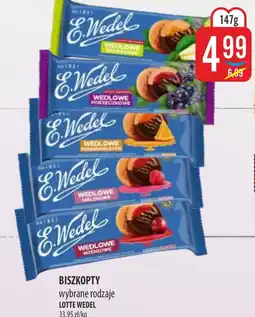 MOKPOL BISZKOPTY wybrane rodzaje LOTTE WEDEL oferta