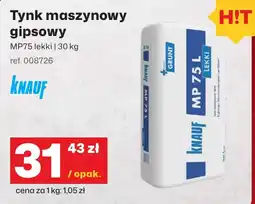 3W Tynk maszynowy gipsowy MP75 lekki oferta