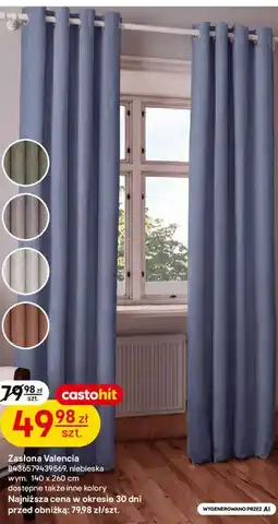 Castorama Zasłona Valencia oferta