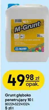 Castorama Grunt głęboko penetrujący 10 l Mapei M-Grunt oferta