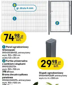 Castorama Panel ogrodzeniowy Wiśniowski oferta