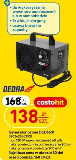 Castorama Generator ozonu DEDRA DED6631 oferta