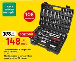 Castorama Zestaw kluczy 108 Forge Steel oferta
