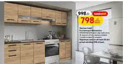 Castorama Zestaw mebli kuchennych Romantica kolor dąb craft złoty oferta