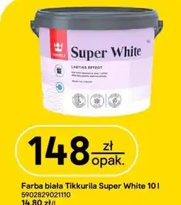 Castorama Farba biała Tikkurila Super White oferta