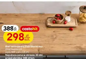 Blat laminowany Dąb Słoneczny