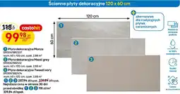 Castorama Ścienne płyty dekoracyjne: Monza, Massi grey, Tweed ivory oferta