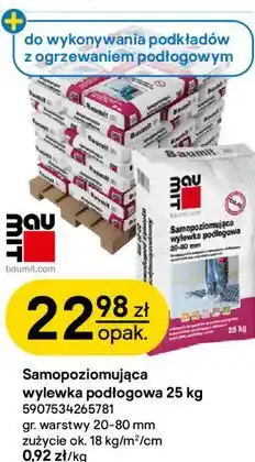 Castorama Samopoziomująca wylewka podłogowa Baumit oferta