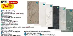 Castorama Gresy wielkoformatowe 120 x 60 cm rektyfikowane oferta