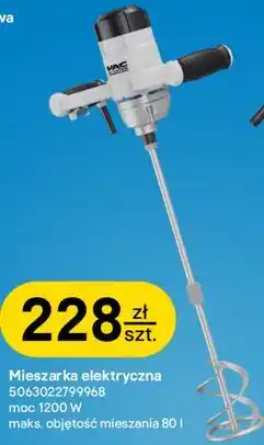 Castorama Mieszarka elektryczna Mac Allister 1200 W oferta