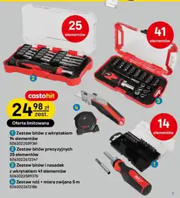 Castorama Zestaw bitów i akcesoriów Forge Steel oferta