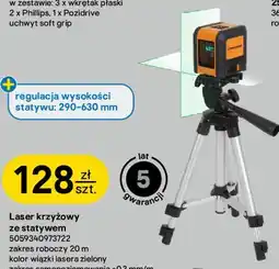 Castorama Magnusson Laser krzyżowy ze statywem oferta