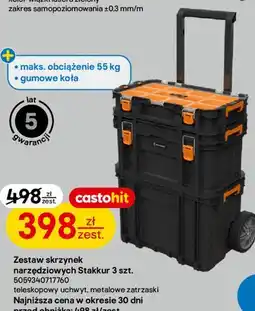 Castorama Magnusson Zestaw skrzynek narzędziowych Stakkur 3 szt oferta