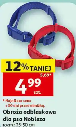 Auchan Obroża odblaskowa dla psa Nobleza oferta