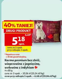 Auchan Karma premium bez zbóż Auchan oferta