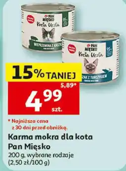 Auchan Karma mokra dla kota Pan Mięsko oferta