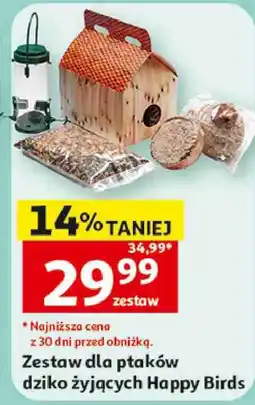 Auchan Zestaw dla ptaków dziko żyjących Happy Birds oferta