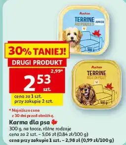 Auchan Karma dla psa Auchan Terrine oferta