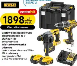 Castorama Zestaw bezszczotkowych elektronarzędzi 18 V DCK207P2T DeWalt oferta