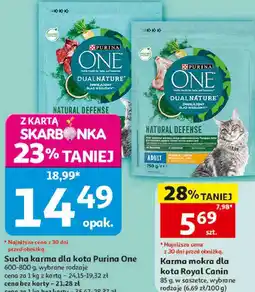 Auchan Sucha karma dla kota Purina One oferta