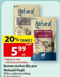 Auchan Karma mokra dla psa Natural Pupil oferta