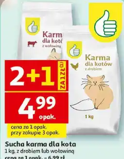 Auchan Auchan Sucha karma dla kota oferta
