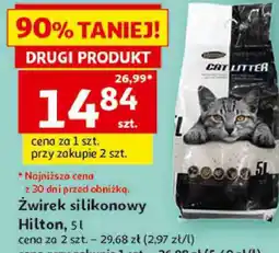 Auchan Żwirek silikonowy dla kota Hilton oferta
