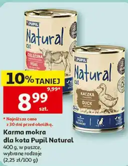 Auchan Karma mokra dla kota Pupil Natural oferta
