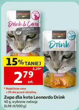 Auchan Zupa dla kota Leonardo Drink oferta