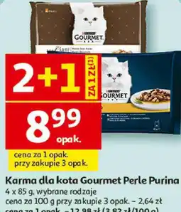 Auchan Karma dla kota Gourmet Perle Purina oferta