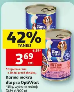 Auchan Karma mokra dla psa OptiVital oferta