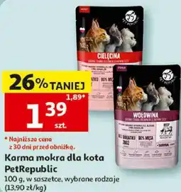Auchan Karma mokra dla kota PetRepublic oferta
