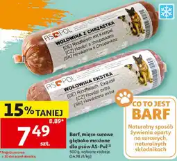 Auchan Barf, mięso surowe głęboko mrożone dla psów AS-Pol oferta