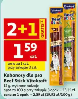 Auchan Kabanosy dla psa Beef Stick Vitakraft oferta