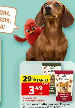 Auchan Karma mokra dla psa Pan Mięsko oferta
