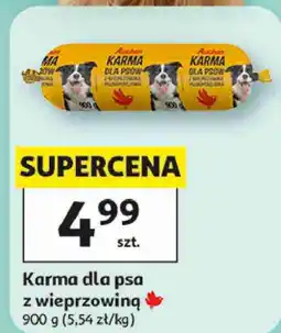 Auchan Karma dla psa z wieprzowiną Auchan oferta