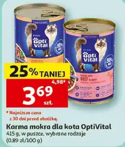 Auchan Karma mokra dla kota OptiVital oferta