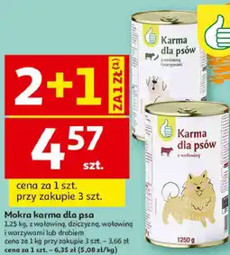 Auchan Mokra karma dla psa Auchan oferta