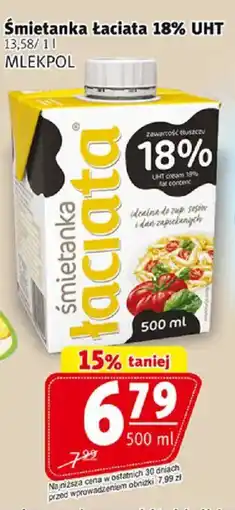 Prim Market Śmietanka Łaciata MLEKPOL 18% UHT oferta
